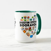 Mug Dustin Stevens Bookaholic (Devant droit)