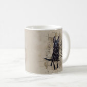 Mug Dutch Shepherd - Illustration utchie (Devant droit)