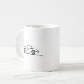Mug Duvet de Corvette 1958 (Devant gauche)