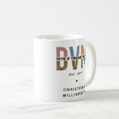 Mug DVM personnalisé Docteur en médecine vétérinaire C (Devant droit)