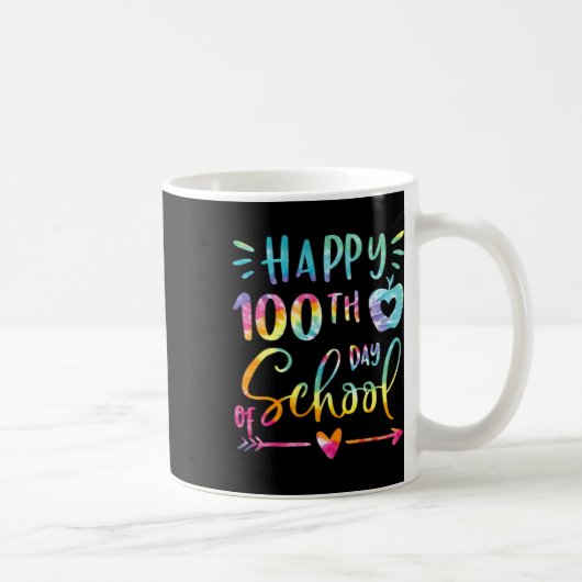 Mug Dye Happy 100e Jour De L'Enseignant Étudiant 100 (Droite)