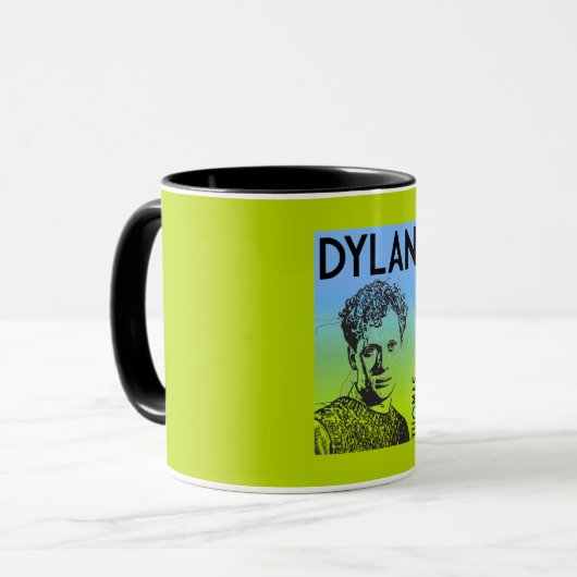 Mug Dylan Thomas Welsh Poet (Devant gauche)