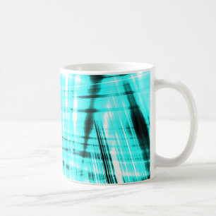 Mug Dynamic blue streaked background