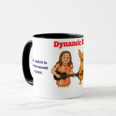 Mug Dynamic Duo  Girl and Chihuahua playing ukes (Devant gauche)