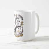 Mug Dynamic Horse Emblem, Chinese New Year Gift (Devant droit)