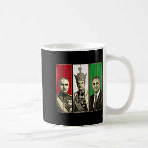 Mug dynastie Pahlavi trois générations reza shahPahlav