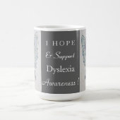 Mug Dyslexie Sensibilisation Ruban Angel personnalisé  (Centre)