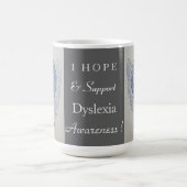 Mug Dyslexie Sensibilisation Ruban Angel personnalisé (Centre)