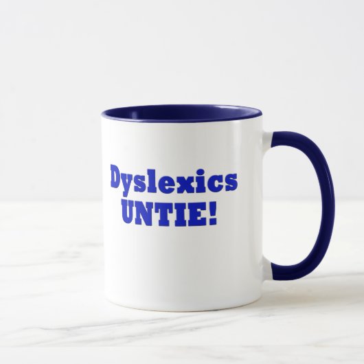 Mug Dyslexiques (Droite)