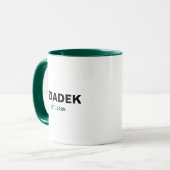 Mug Dziadek Est. 2025 - Le cadeau parfait de grand-pèr (Devant gauche)