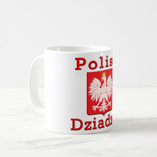 Mug Dziadzia polonais Eagle (Devant gauche)