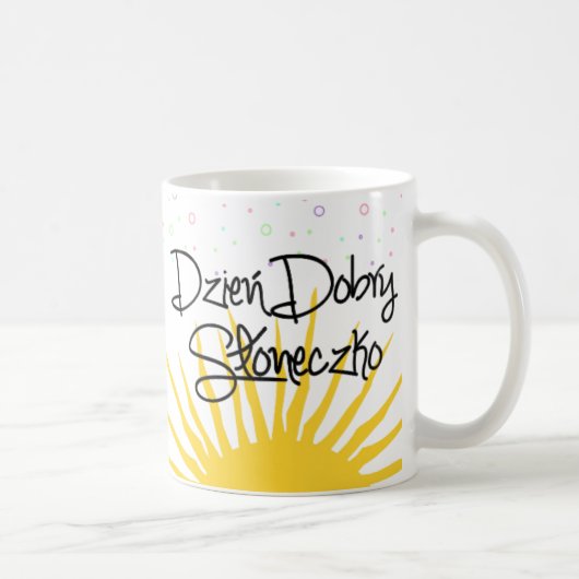 Mug Dzień Dobry Słoneczko (Droite)