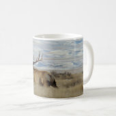 Mug E22 Élan Mâle Collines enneigées (Devant droit)