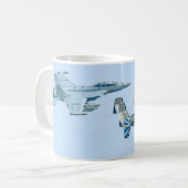 Mug E-2D ADVANCED HAWKEYE et EA-18G GROWLER (Devant gauche)