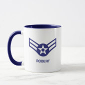 Mug E-3 Airman 1ère classe Force aérienne (Gauche)