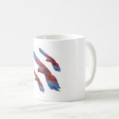 Mug E est pour Eclectus Parrot (Devant droit)