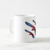 Mug E est pour Eclectus Parrot (Devant gauche)