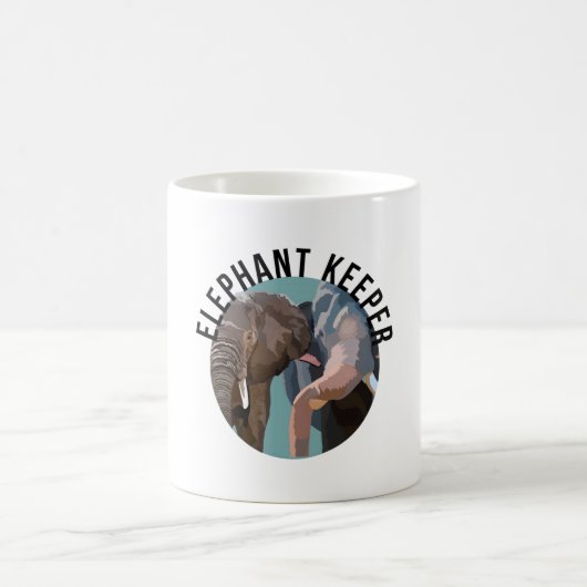 Mug E est pour Elephant Keeper (Centre)