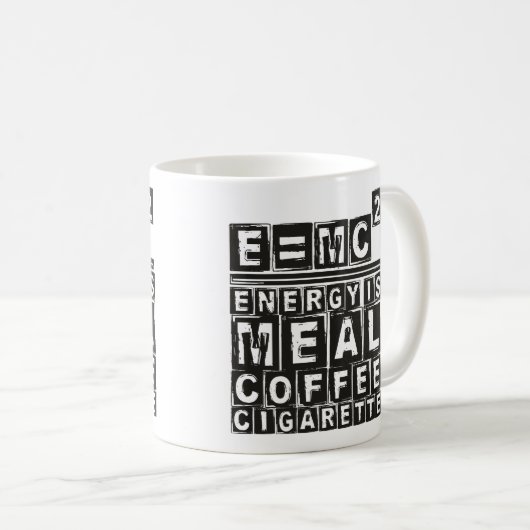 Mug E=mc² (Devant droit)