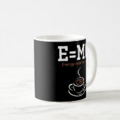 Mug E Mc2 Énergie Lait Physique du café (Devant droit)