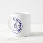 Mug E & R Mug, Logo de la Marine avec écritures (Devant gauche)