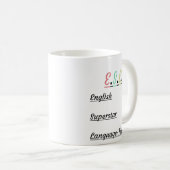 Mug E.S.L.Funny : Enseignant de langues en anglais Sup (Devant droit)