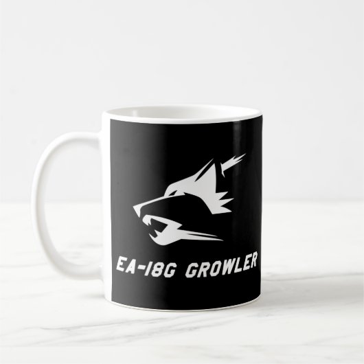 Mug EA-18G Growler - T-shirt BLANC (Gauche)