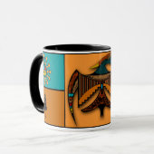 Mug Eagle abstrait (Devant gauche)