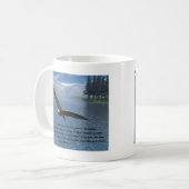 Mug Eagle avec le poème (Devant gauche)