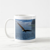 Mug Eagle avec le poème (Gauche)