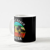 Mug Eagle Beach Aruba Famille Vacances Coucher de sole (Devant gauche)