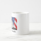 Mug Eagle chauve patriotique et drapeau américain (Centre)