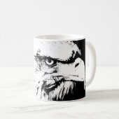 Mug Eagle Head Modern Pop Art Modèle Ajouter Votre Tex (Devant droit)