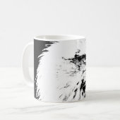 Mug Eagle Head Modern Pop Art Modèle Ajouter Votre Tex (Devant gauche)