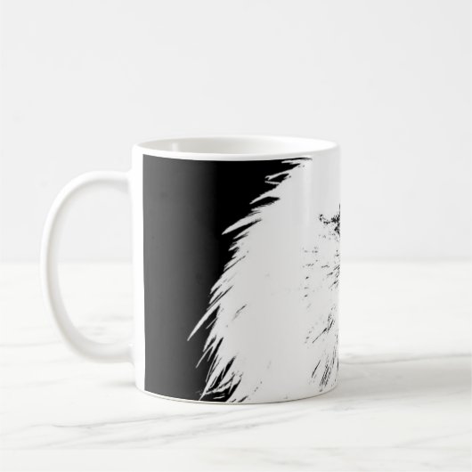 Mug Eagle Head Modern Pop Art Modèle Ajouter Votre Tex (Gauche)