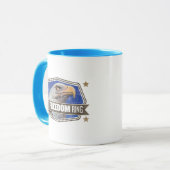 Mug Eagle-Laissez l'anneau de liberté (Devant gauche)