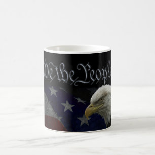 Mug Eagle patriotique et drapeau