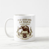 Mug Eagle toujours comment penser citation sage (Gauche)
