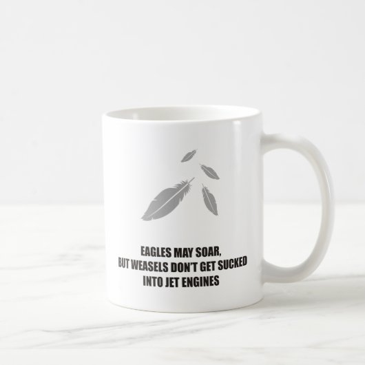 Mug Eagles peut monter mais des belettes arent dans (Droite)