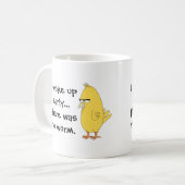 Mug Early Bird Funny Citations de café (Devant gauche)