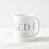 Mug eaRNed it RN Diplôme de soins infirmiers Graduatio (Devant droit)