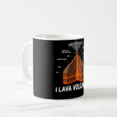 Mug Earth Magma Lava Volcano Géologie Science Cadeau (Devant gauche)