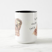 Mug Earth without Art is just EH, drôle de citation (Centre)