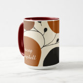 Mug Earthly Silhouette Abstract Minimalist (Devant gauche)
