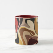 Mug Earthy Abstract Swirl Art (Centre)