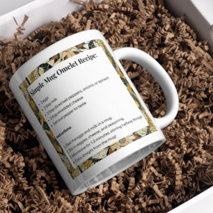 Mug Earthy Elegance Mosaic Omelet Recette