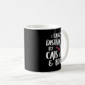Mug Easily Distracted by Cats and Books - Cat & Book L (Devant droit)