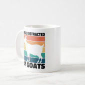 Mug Easily Distracted By Goats Lovers Kawaii Pet Funny (Devant gauche)
