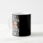 Mug Easily Distracted By Goldens & Books - Golden (Devant gauche)