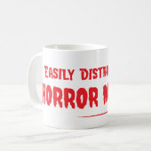 Mug Easily Distracted By Horror Movies Slasher Film (Devant gauche)